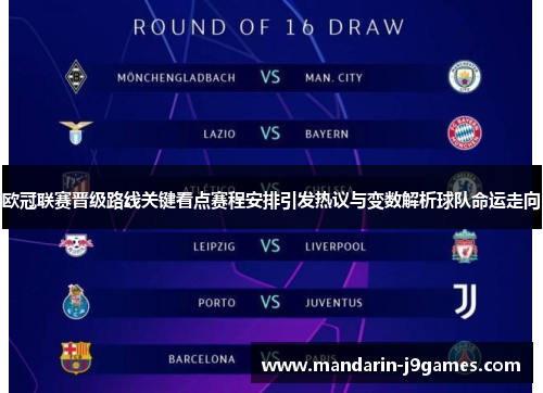 欧冠联赛晋级路线关键看点赛程安排引发热议与变数解析球队命运走向