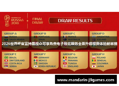 2026世界杯官宣持票观众可享免费电子导览服务全面升级观赛体验新举措 2026世界杯官宣持票观众可享免费电子导览服务全面升级观赛体验新举措