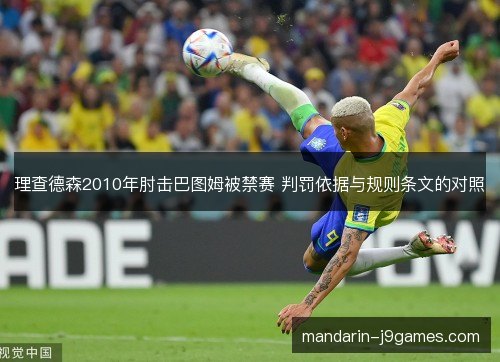 理查德森2010年肘击巴图姆被禁赛 判罚依据与规则条文的对照